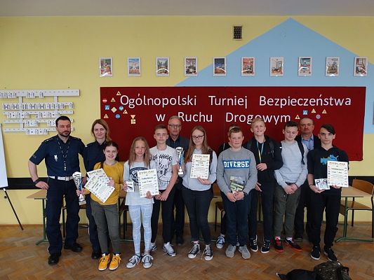 Grafika #0: Eliminacje powiatowe Ogółnopolskiego Turnieju Bezpieczeństwa w Ruchu Drogowym