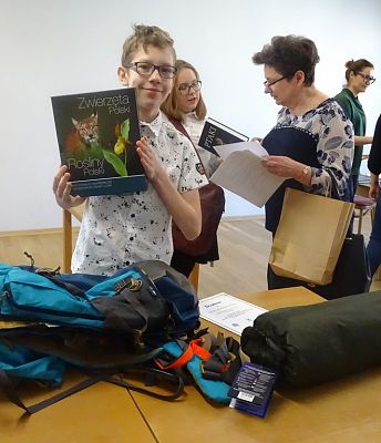 Grafika #1: Powiatowy Konkurs Przyrodniczy Ochrona środowiska w Słowińskim Parku Narodowym i w Nadleśnictwie Lębork