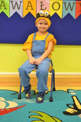 Grafika #14: ,,Dziś w przedszkolu piękny bal, bal wspaniały na sto par (…)