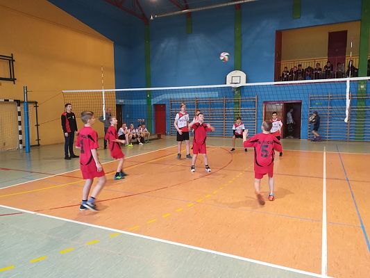 Grafika #1: Finał powiatowy w minisiatkówce chłopców.