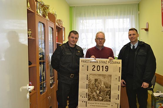 Grafika #0: Wizyta strażaków w naszej szkole