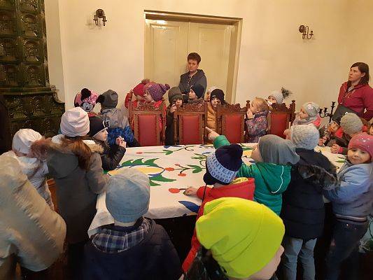 Grafika #6: Przedszkolaki w Zamku w Krokowej