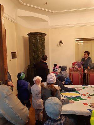 Grafika #7: Przedszkolaki w Zamku w Krokowej