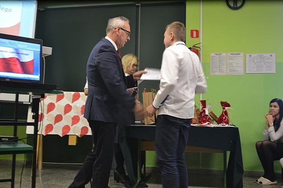 Grafika #5: Podsumowanie szkolnych konkursów: Mistrz Dat , Droga Polski do Niepodległości oraz "Mistrz Ortografii" w "Niepodległościowym Konkursie Ortograficznym"