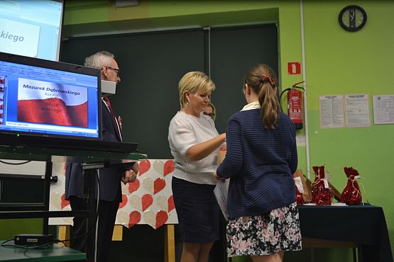 Grafika #12: Podsumowanie szkolnych konkursów: Mistrz Dat , Droga Polski do Niepodległości oraz "Mistrz Ortografii" w "Niepodległościowym Konkursie Ortograficznym"