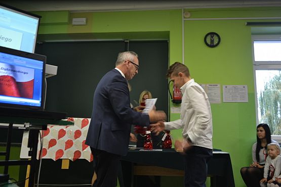 Grafika #18: Podsumowanie szkolnych konkursów: Mistrz Dat , Droga Polski do Niepodległości oraz "Mistrz Ortografii" w "Niepodległościowym Konkursie Ortograficznym"