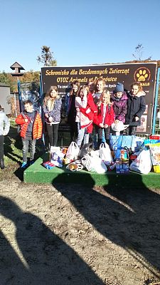 Grafika #0: Wizyta w Schronisku dla Bezdomnych Zwierząt OTOZ Animals w Dąbrówce