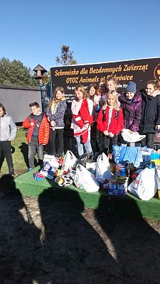 Grafika #1: Wizyta w Schronisku dla Bezdomnych Zwierząt OTOZ Animals w Dąbrówce