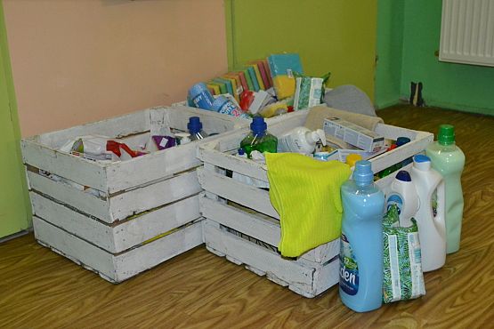 Grafika #2: Zbiórka charytatywna w naszej szkole