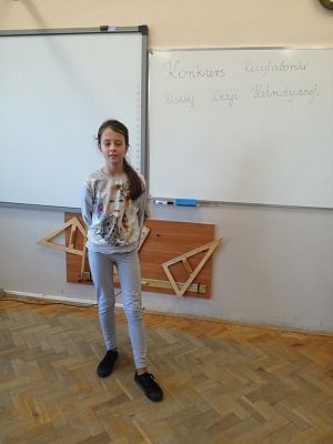 Grafika #2: "Eliminacje do Powiatowego Konkursu Recytatorskiego Polskiej Poezji Patriotycznej "