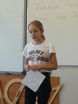 Grafika #5: "Eliminacje do Powiatowego Konkursu Recytatorskiego Polskiej Poezji Patriotycznej "