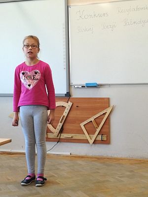 Grafika #6: "Eliminacje do Powiatowego Konkursu Recytatorskiego Polskiej Poezji Patriotycznej "