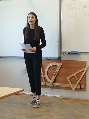 Grafika #12: "Eliminacje do Powiatowego Konkursu Recytatorskiego Polskiej Poezji Patriotycznej "