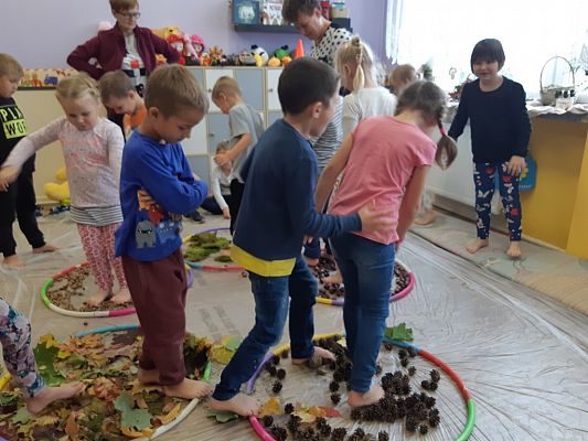 Grafika #6: Jesienna ścieżka sensoryczna