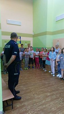 Grafika #5: Spotkanie z dzielnicowym Komendy Powiatowej Policji w Lęborku