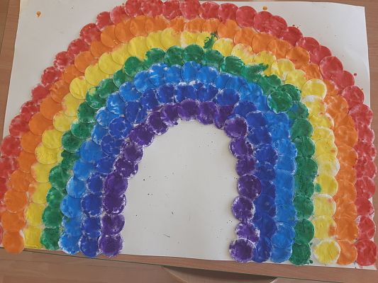 Grafika #10: Dzień kolorowy w przedszkolu