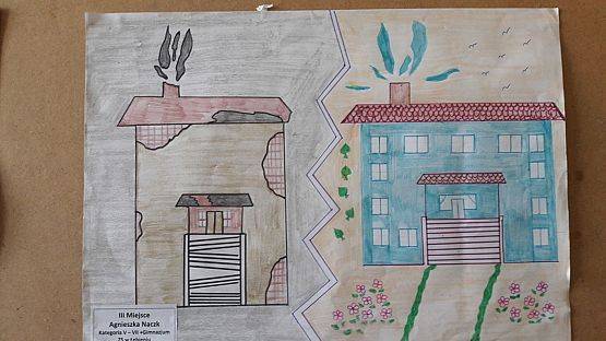 Grafika #3: Rozstrzygnięcie Powiatowego konkursu plastycznego "Termomodernizacja budynków użyteczności publicznej na obszarze MOF Lębork"
