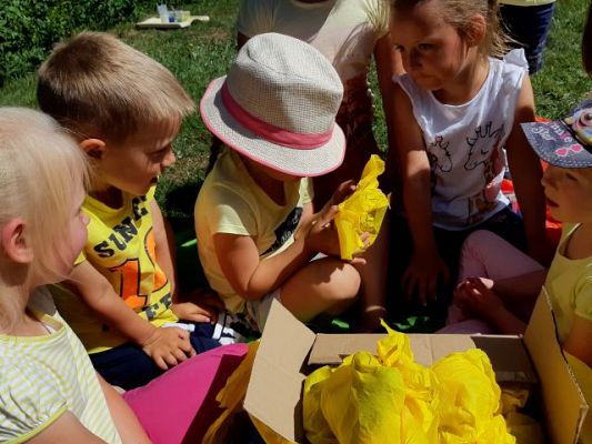 Grafika #16: Dzień żółty u "Pszczółek"