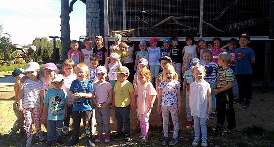 Grafika #1: Przedszkolaki w zoo egzotycznym