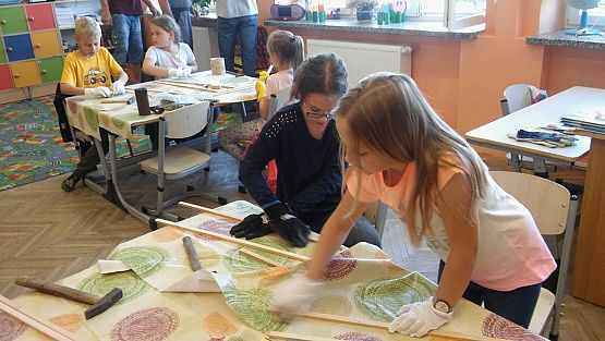 Grafika #10: Warsztaty stolarskie w III a