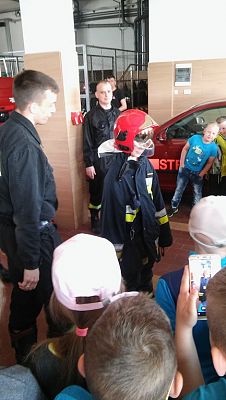 Grafika #10: Wycieczka do Komendy Powiatowej Państwowej Straży Pożarnej w Lęborku