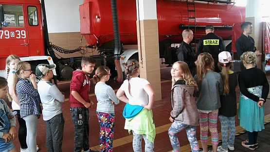 Grafika #11: Wycieczka do Komendy Powiatowej Państwowej Straży Pożarnej w Lęborku