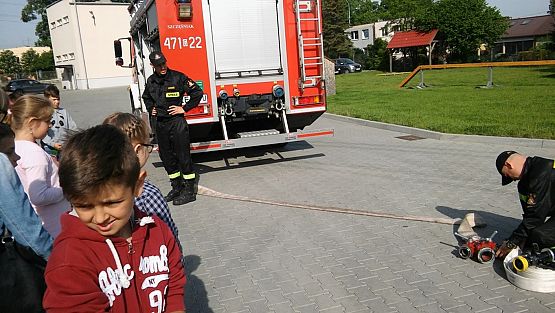 Grafika #15: Wycieczka do Komendy Powiatowej Państwowej Straży Pożarnej w Lęborku