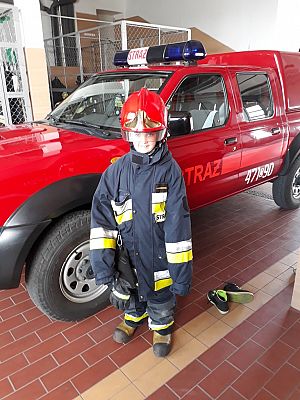 Grafika #7: Wycieczka do Komendy Powiatowej Państwowej Straży Pożarnej w Lęborku