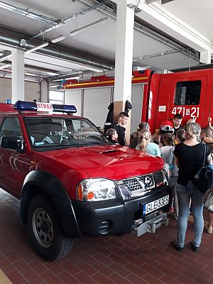 Grafika #3: Wycieczka do Komendy Powiatowej Państwowej Straży Pożarnej w Lęborku