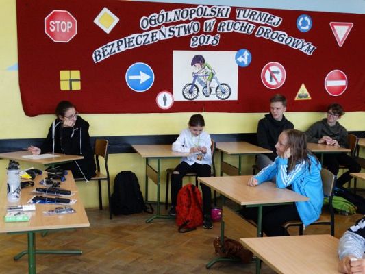 Grafika #19: Eliminacje powiatowe Ogólnopolskiego Turnieju Bezpieczeństwa w Ruchu Drogowym