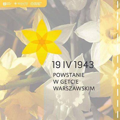 Grafika #0: Rocznica Powstania w Getcie Warszawskim