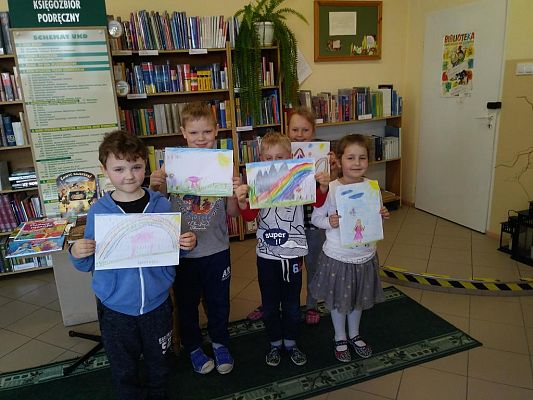 Grafika #1: Zajęcia w Bibliotece