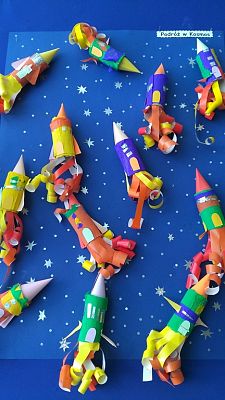 Grafika #15: "Kosmiczne" zajęcia w przedszkolu