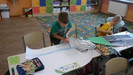 Grafika #6: Afryka na zajęciach w IIIa