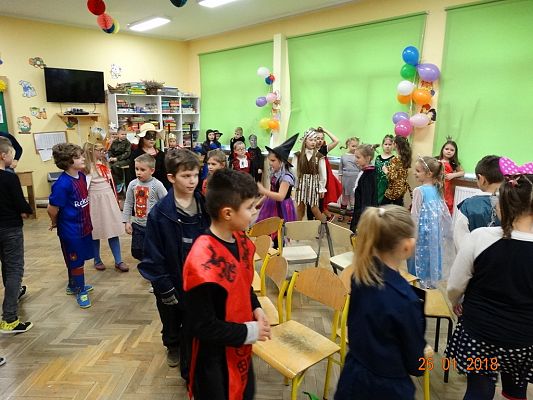 Grafika #18: Bal Karnawałowy w kl. I-III