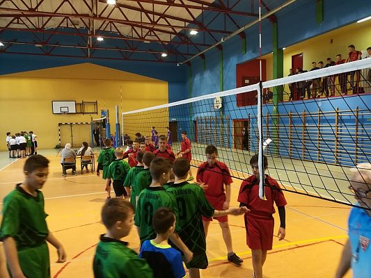 Grafika #7: Zawody Powiatowe w Mini Piłce Siatkowej Chłopców