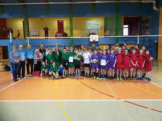 Grafika #0: Zawody Powiatowe w Mini Piłce Siatkowej Chłopców