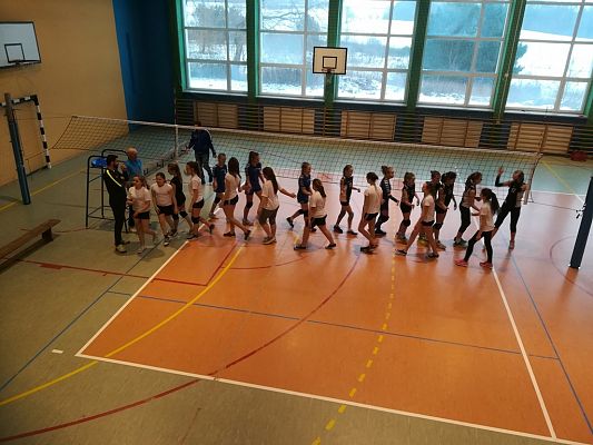 Grafika #3: Zawody Powiatowe w Mini Piłce Siatkowej Dziewcząt