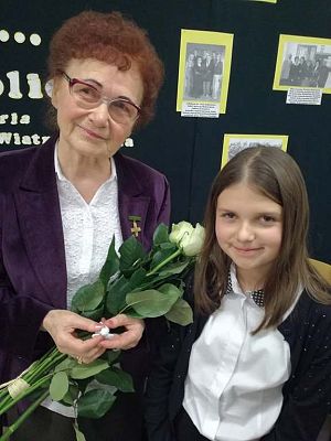 Grafika #1: Spotkanie z Panią Zofią Bladowską oraz Panią Krystyną Olszewską- zesłanymi na Syberię