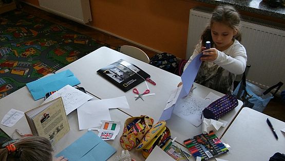 Grafika #2: 3a SP tworzy lapbooki