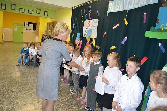 Grafika #10: Ślubowanie klasy pierwszej