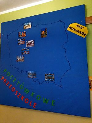 Grafika #1: "Pocztówkowe Przedszkole"