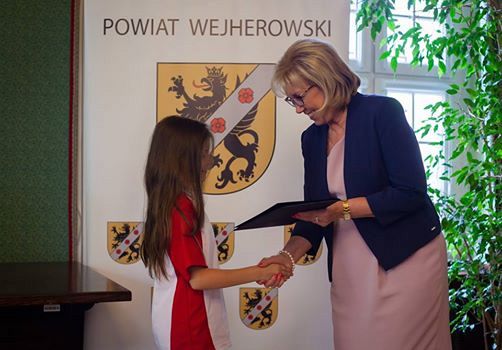 Grafika #1: Wizyta u Starosty Powiatu Wejherowo- Pani Gabrieli Lisius