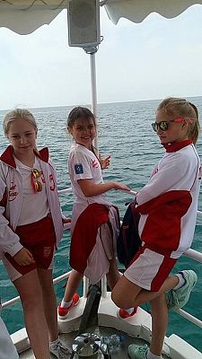 Grafika #2: Nasz uczennica na podium podczas Mistrzostw Świata w tańcu hip hop w Chorwacji