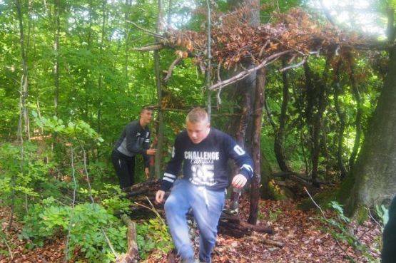 Grafika #39: Wspaniała przygoda klasy I b w Przywidzu - klasowy biwak