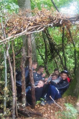 Grafika #42: Wspaniała przygoda klasy I b w Przywidzu - klasowy biwak