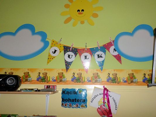 Grafika #12: "Bohater tygodnia" w przedszkolu