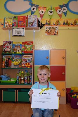 Grafika #15: "Bohater tygodnia" w przedszkolu