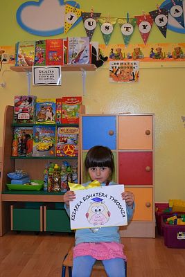 Grafika #16: "Bohater tygodnia" w przedszkolu