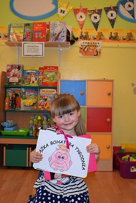 Grafika #18: "Bohater tygodnia" w przedszkolu